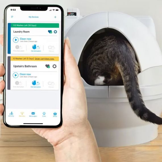 CatGenie App: Sledování a upozornění přímo do vašeho telefonu